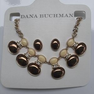Dana Buchman Beige/Brown Set